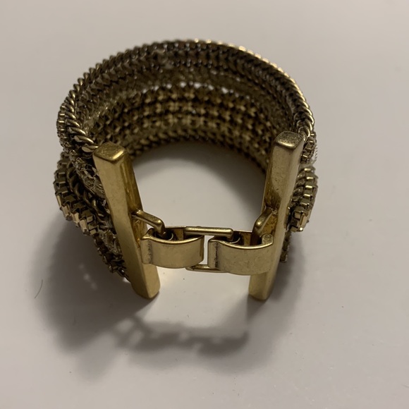 Stella & Dot gold colour bracelet with snap clasp. - Picture 5 of 5